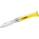 Couteaux de poche OPINEL 254328 No 09 DIY, acier inoxydable, manche jaune