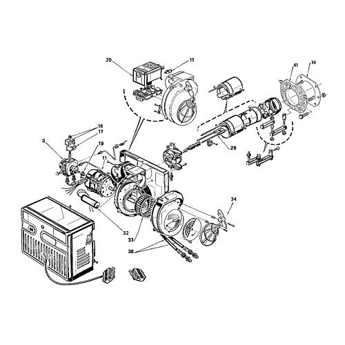 Pièces de rechange pour Riello 40 / G5 Standard 1