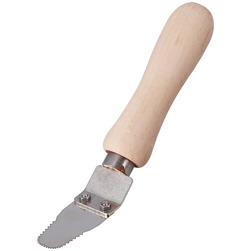 Spatule de nettoyage pour échangeurs thermiques, seule, lame dentelée Standard 1