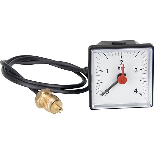 Manomètre Remeha, S58938, convient pour Remeha: Quinta 10/25/30 Solo, Quinta Kombi, Quinta 115, W21-
28C Eco Kombi Standard 1