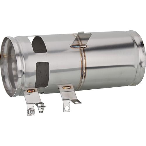Insert chambre de combustion, convient pour Viessmann: divers types de Vitola-biferral 14 /15 kW avec brûleur fioul Unit 14-17 KW, brûleur fioul Proflame VEAI 15 KW, brûleur fioul Bluetwin 15 KW Standard 1
