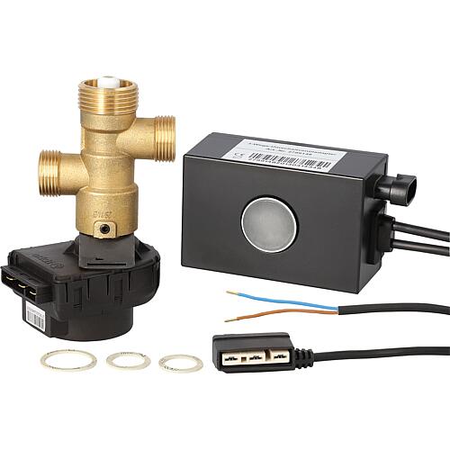 Vanne d'inversion 3 voies avec adaptateur, convient pour Wolf: GG/GU-2/GB ET-Kit Standard 1