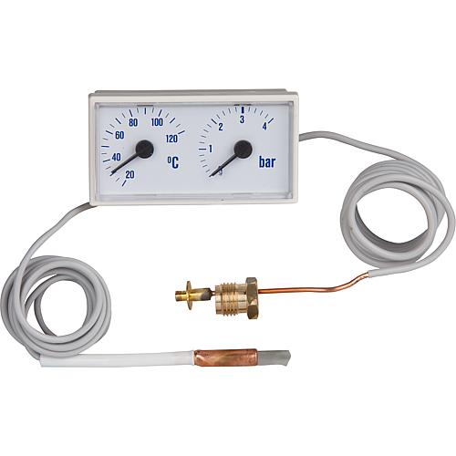 Thermomanomètre, compatible Buderus/Sieger : GB122 / U122/U124 Standard 1