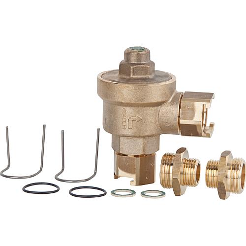 Soupape de trop-plein complète, compatible Buderus/Sieger : GB112 Single 11/19kW Standard 1