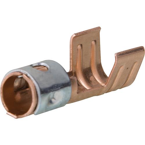 accessoire pour transfo d allumage Fiche de cable d allumage 6,3 mmfemelle embout droit,                                  ;