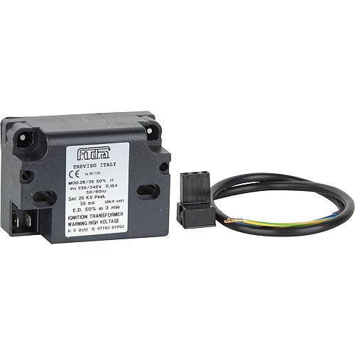 Transformateur d'allumage, convient pour Wolf: NU17-25, NU32-50, Hu-2-22-29, Hu-2-37-45 Standard 1