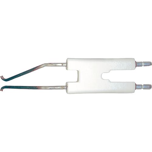 Double électrode d'allumage, compatible weishaupt WL30-A/ZA/WL 40