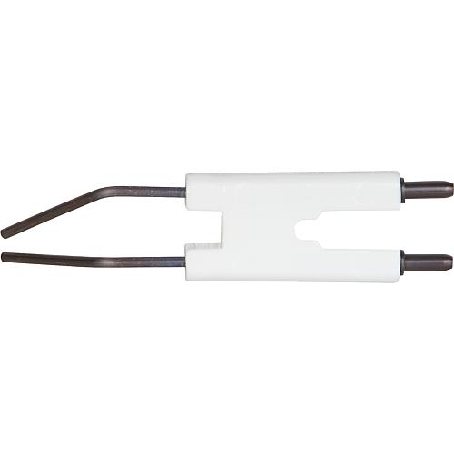 Double électrode d'allumage 241 210 1004/7, compatible weishaupt : WL20/2-C Standard 1