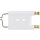 Electrode d'allumage double pour Viessmann Unit, 7810142 jaune jusqu'en 92