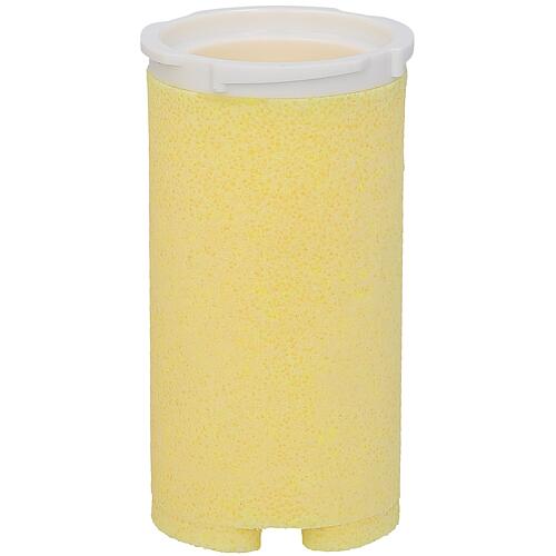 Cartouche filtrante en plastique Sinter - jaune - ronde 50µm