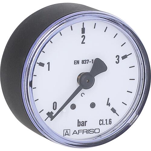 Manomètre à ressort ø 50 mm, DN 8 (1/4") axial Standard 1