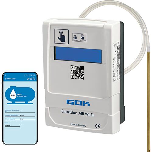 Indicateur de contenu à distance SmartBox Air Wi-Fi, avec interrogation à distance via Wi-Fi Standard 1