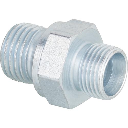 Nipple special 1/4" cyl. x LL 8 pour flexible fioul WL 2, Herrmann