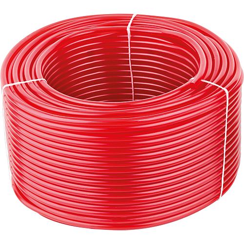 Tuyau rouge PVC (anneau a 100 m) utilisation comme conduite de mesure Detecteur de fuite - vacuum