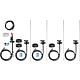 Kit de preleve. pour robinetterie quintuple Reservoir Dehoust PE etTrio 1000- 2000 l avec tube 8x1x755mm