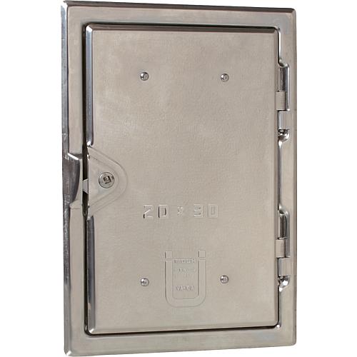 Trappe de visite pour cheminée Möck en inox V2A