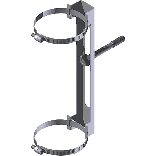 Kit de fixation pour tube de contrôle installé sur conduites flexibles
