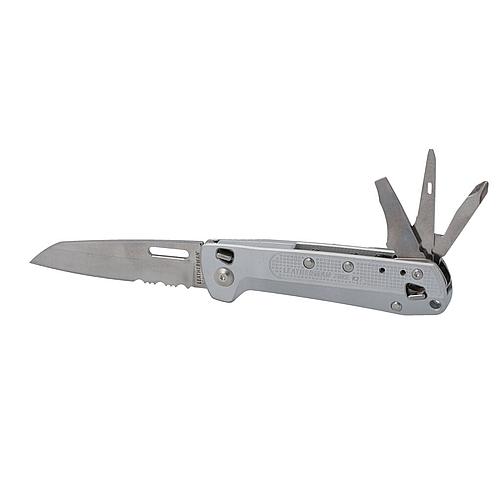 Couteau pliant Leatherman Free K2 argenté