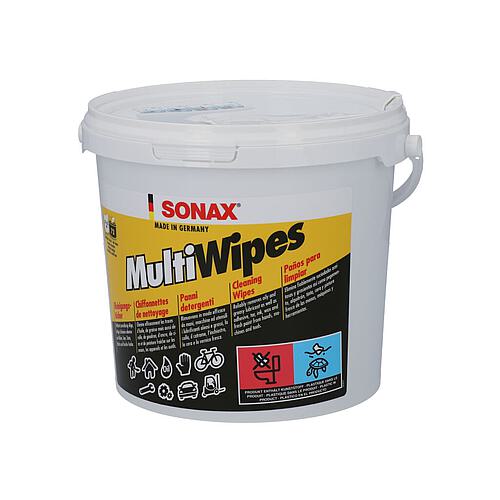 Lingettes nettoyantes SONAX Multiwipes 1 sceau de 72 lingettes
