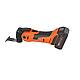 Outil multiple sans fil Fein 18V AMM 700 Max Top avec 2x batteries 4,0 Ah et chargeur
