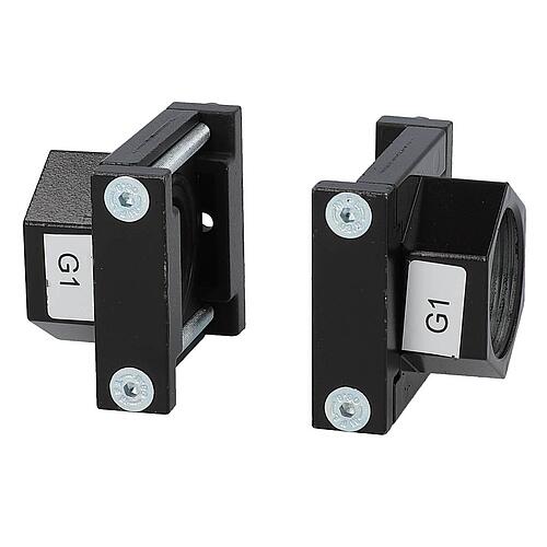 Set plaque de raccord V1 variobloc, de 3/4" a 1" emballage = 2 pcs
