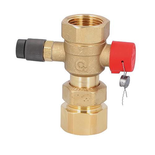 Vanne d'arret et de vidange 1"x 1"