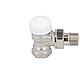 Soupape thermostatique Heimeier V-exact II bronze nickele R 1/2" forme équerre