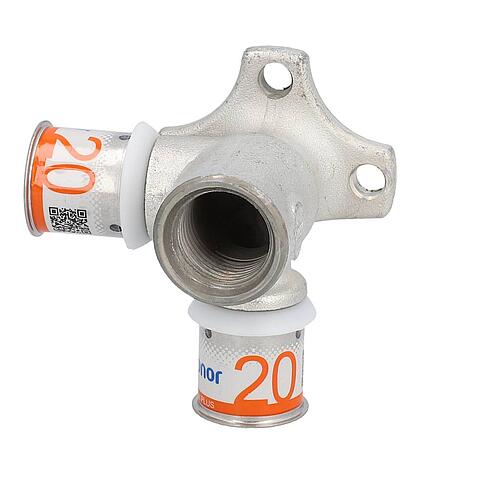 Coude à double paroi S-Sertir Uponor L avec Femelle Plus 360° Grad 1