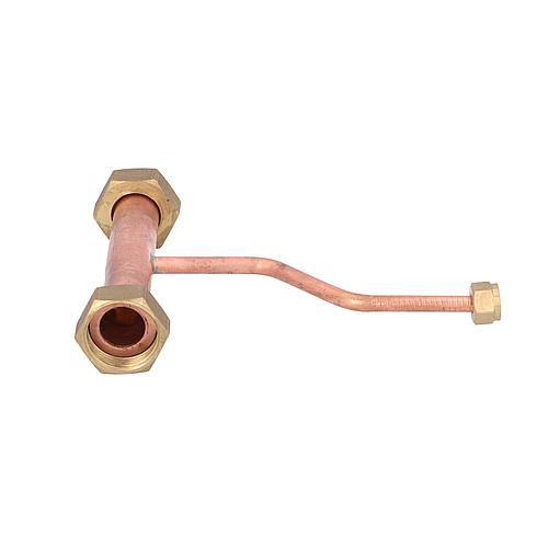Tube cuivre eau domestique 2 écrous tournants convient a  EasyFlow Fresh 1