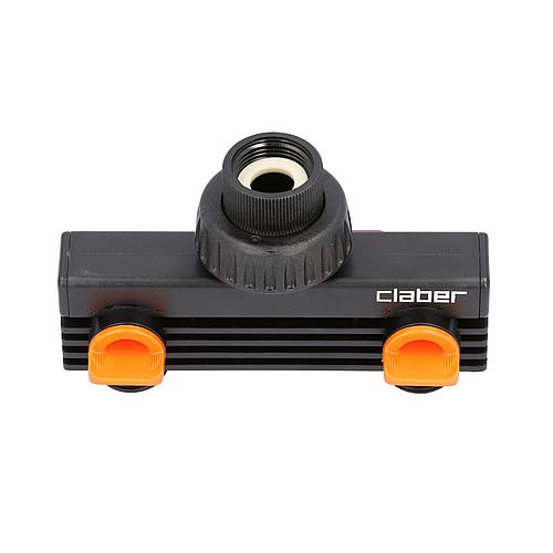 Vanne repartiteur 2-voies fem. DN20 (3/4"), quantite d'eau reglable