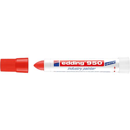 Marqueur industriel Edding 950 rouge