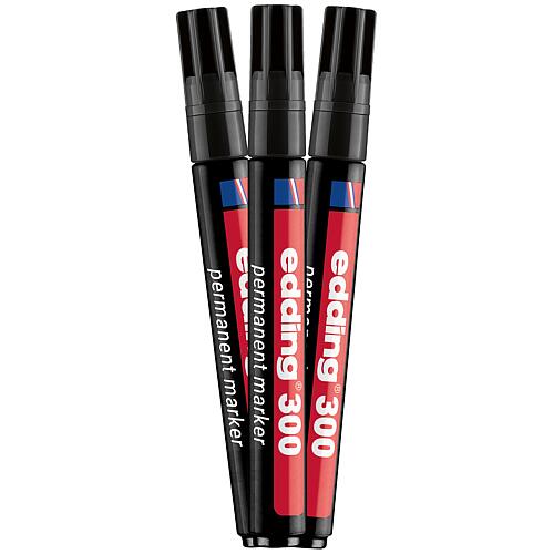 Permanentmarker-Set 300, schwarz Standard 1