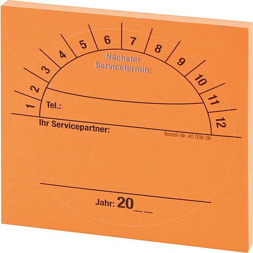 Autocollant de service Standard 1