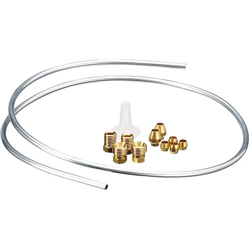 Tuyau gaz d'allumage universel tout appareil, Ju.Nr.:8 710 707 166, Ø ext. 4mm, 1 jeu