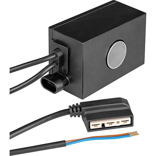Adaptateur vanne de commutation 3 voies convient pour Wolf GB-E-11 jusqu'à semaine de prod.16/01, GB-E/EK(-S)-20 jusqu'à semaine de prod. 16/01, GU/GG-2E/EK-(S), TGU, TGG Standard 1