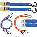 Kit sangles d´arrimage et tendeurs, 8 pièces