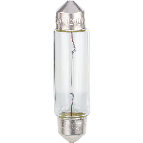 Ampoule navette pour plaque d'immatriculation et éclairage intérieur, culot : S 8,5 Standard