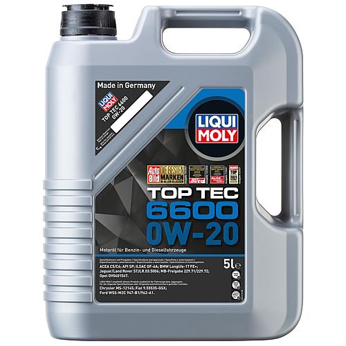 Huile moteur LIQUI MOLY Top Tec 6600 0W-20, bidon 5l