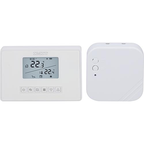 Thermostat d'ambiance sans fil digital Silver Type CR/RF S Standard 1