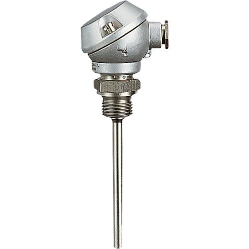 Thermomètre à résistance électrique à plonge avec tête de raccordement J Standard 1