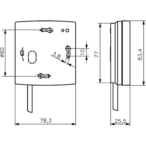 Régulateur de chauffage radio - RECEPTEUR, Type HTFRB-010.101 Standard 2