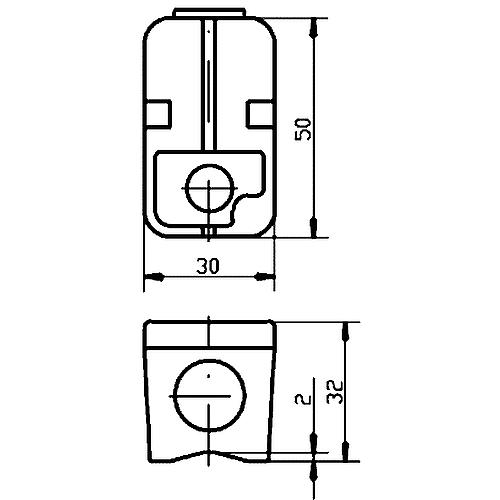 Sonde de température d'applique PT 100 JUMO Standard 2