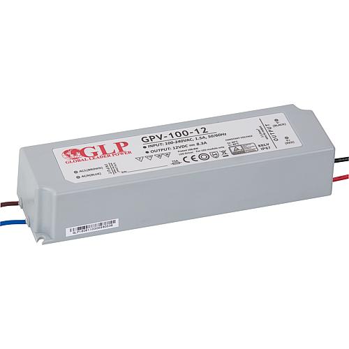 Transfo pour agent lumineux 12V, 0-100 Watts, IP67