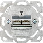 Boite de raccordement AMJ45 8/8 K encastré/0 Cat.6A(IEC) sans plaque centrale, 1 piece