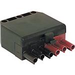 Connecteur mâle 6-pôles