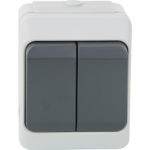 Interrupteur  en série IP 44, pièces humides, Pollmann Standard 1