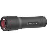 Lampe de poche à Led P7, longueur 130 mm, noire