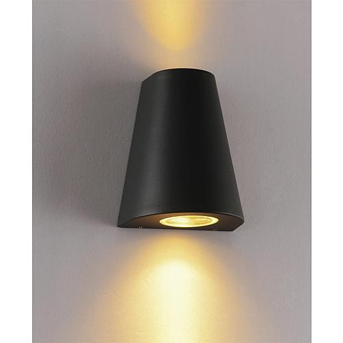 Lampe murale extérieur, trapèze Anwendung 2