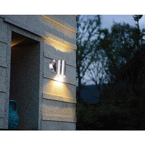 Lampe murale extérieure inox, ronde Anwendung 1