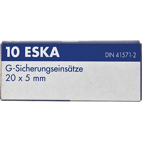 Fusible pour courant faible a action semi-retardee (5x20mm)      0,125 A       10 pieces